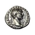 Roman Empire AR Denarius Trajan 98-117 A.D. RIC-122 Fortuna ChXF